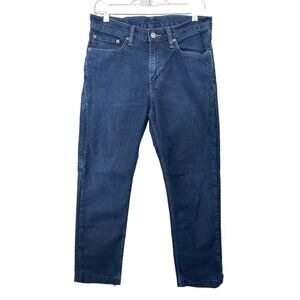 Levis Mens Jeans 32 x 27 Commuter Series Cycling Green Pocket Blue Denim Stretch